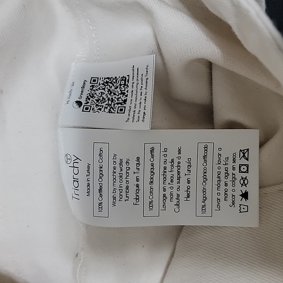 Triarchy button down denim midi skirt Sz 25 NWT - Picture 9 of 9